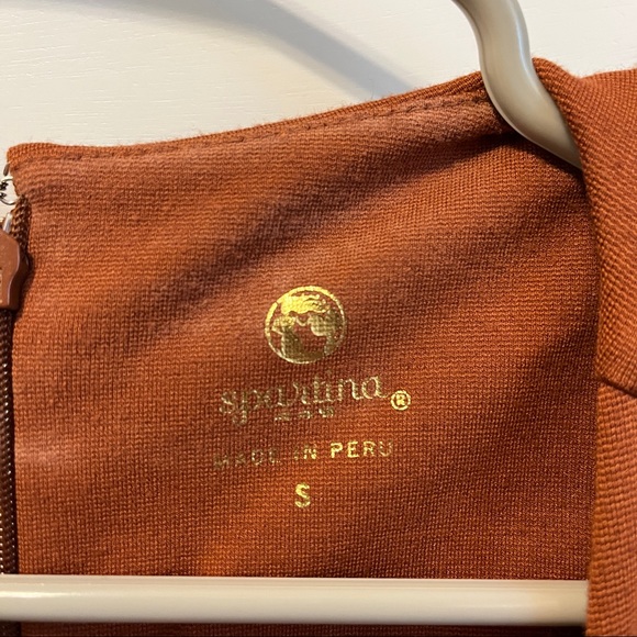 Spartina 499 Made In Peru Burnt Orange Dress - Picture 7 of 7